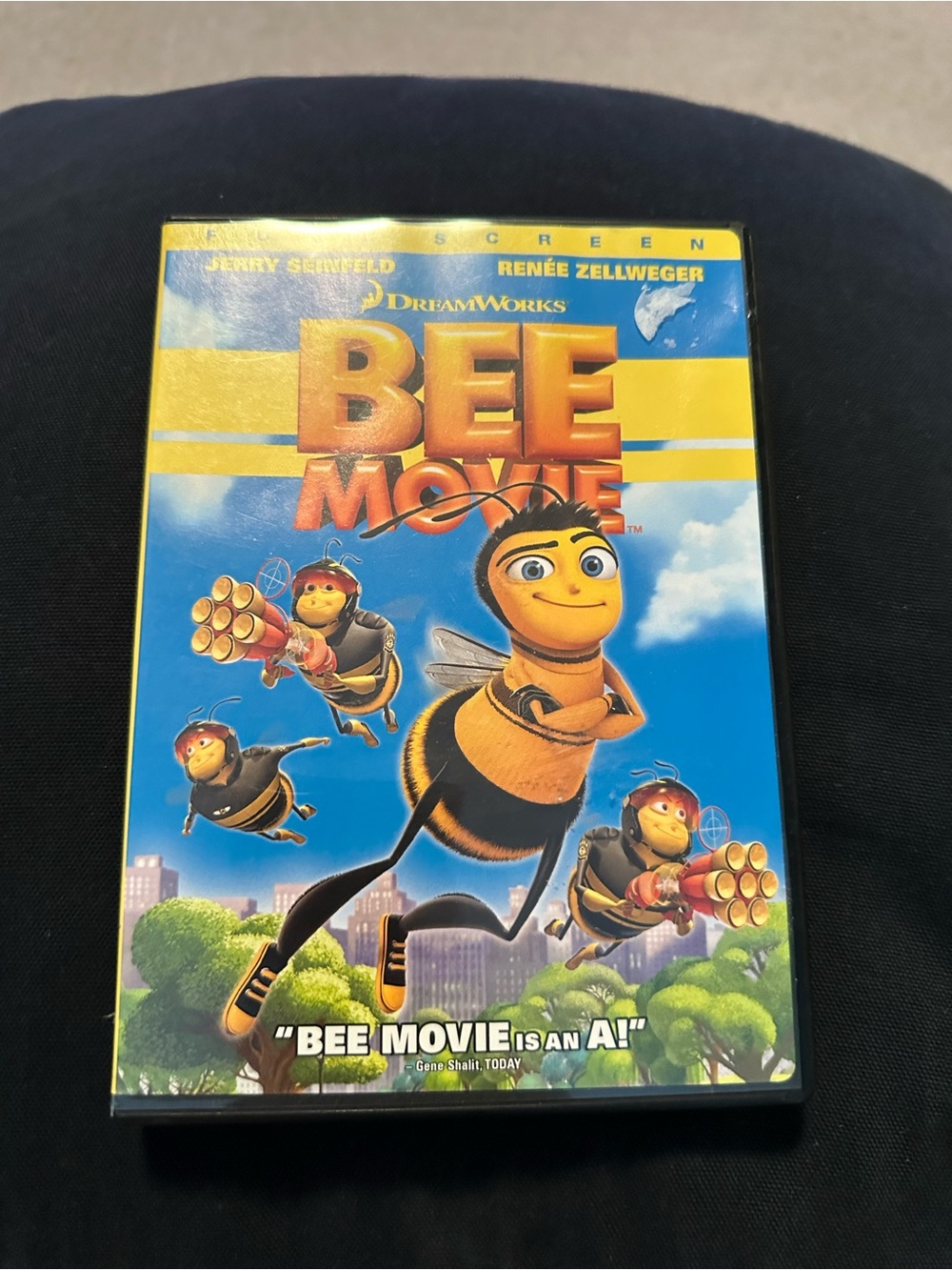 DreamWorks Bee Movie DVD — Bright Yellow & Blue Artwork